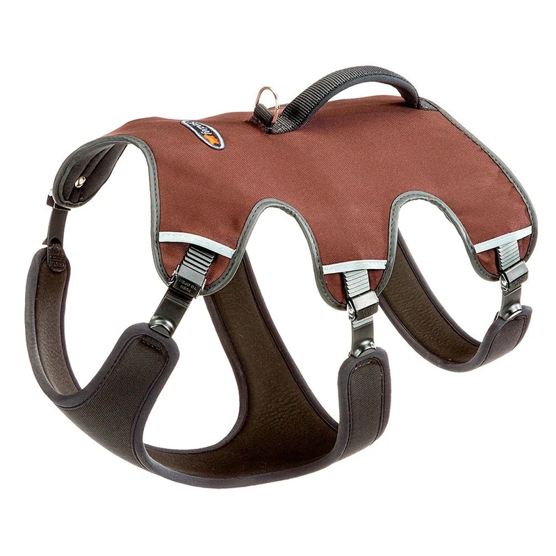 Ferplast Dog Harness Ergotrekking Large, Adjustable, Six Fastening Points With Micro Regulation, Soft Padding, Reflective, Harness for Small Dog