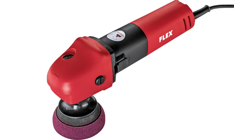 FLEX 405.817 Polisher PE 8-4 80 230 (Polishing Machine 800 Watt, Tool Holder M14, Max. Polishing Body Diameter 80 mm, Idle Speed 1300-3900 /min) 405817, Red - Image 1
