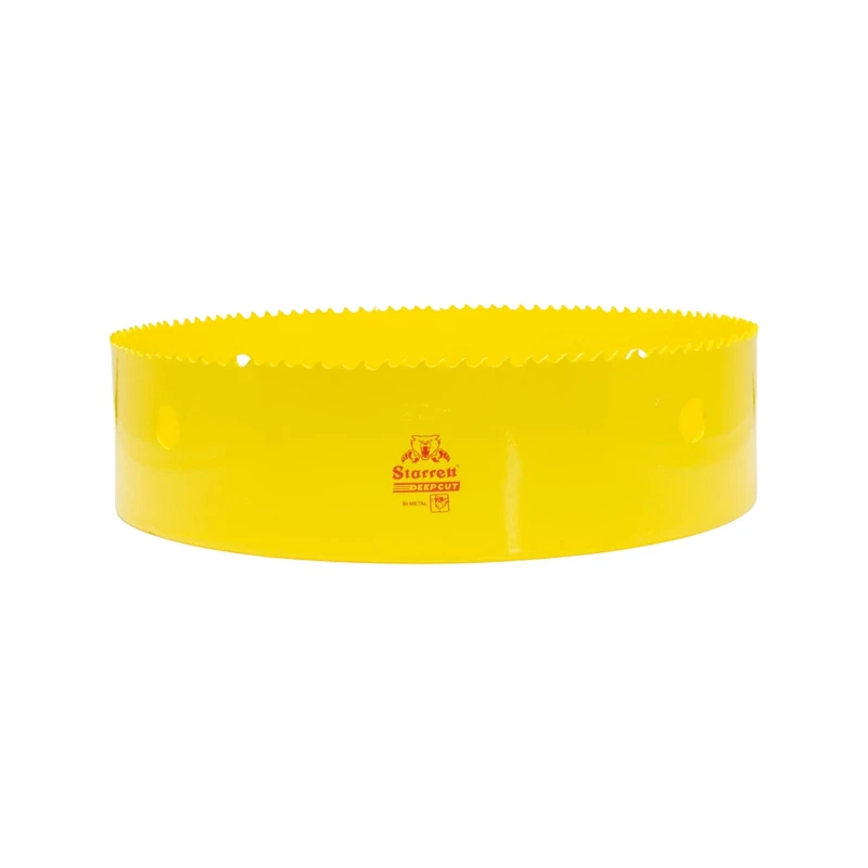 Starrett Deep Cut Hole Saw - DCH210M Heavy Duty Bi-Metal with Extra Cobalt HSS Teeth - For Metals Wood Cast Iron Fibreglass Plastic Materials - 210mm