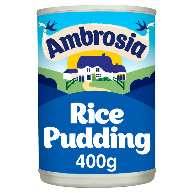 Ambrosia Devon Original Rice Pudding, Ready-to-Eat, Creamy & Classic Dessert in 400 g Can (Pack of 1)