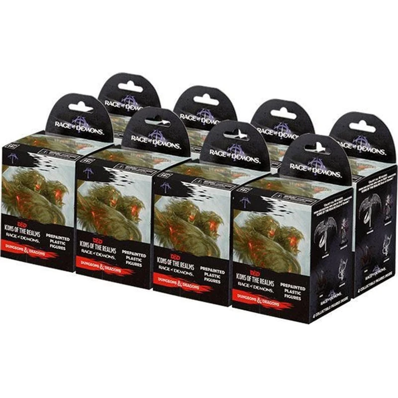 WizKids Dungeons and Dragons Icons of the Realms: Rage of Demons 8 Ct. Booster Brick