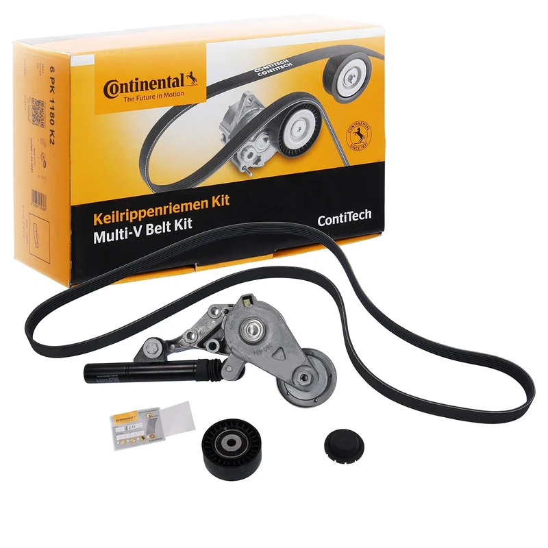 CONTITECH 6PK1660K1 V-ribbed belt set.