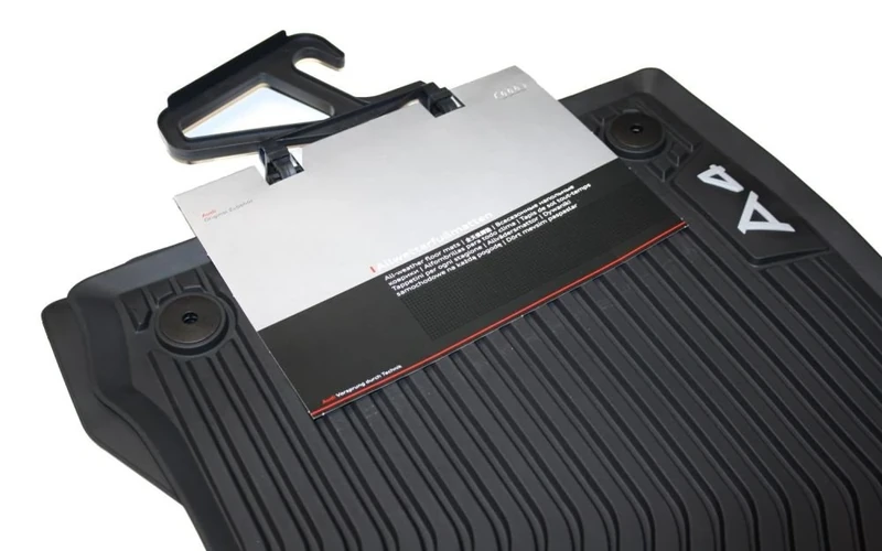 Audi 8W1061501041 all-weather floor mats front, black (pack of 2)