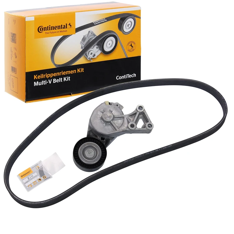 1x Original CONTITECH V-Ribbed Belt Set