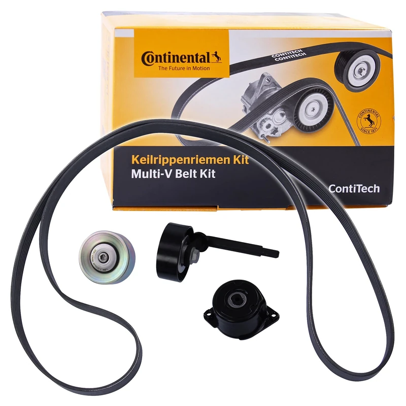 CONTITECH 6PK2080K1 V-ribbed belt set