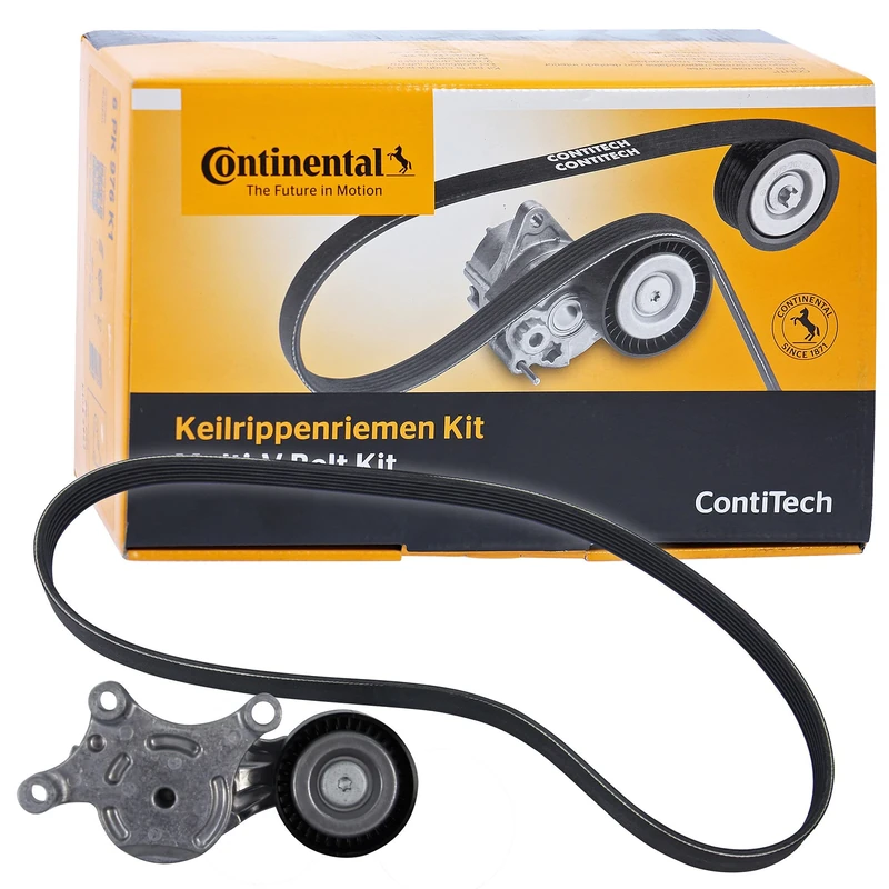 CONTITECH 6PK976K1 V-ribbed belt set
