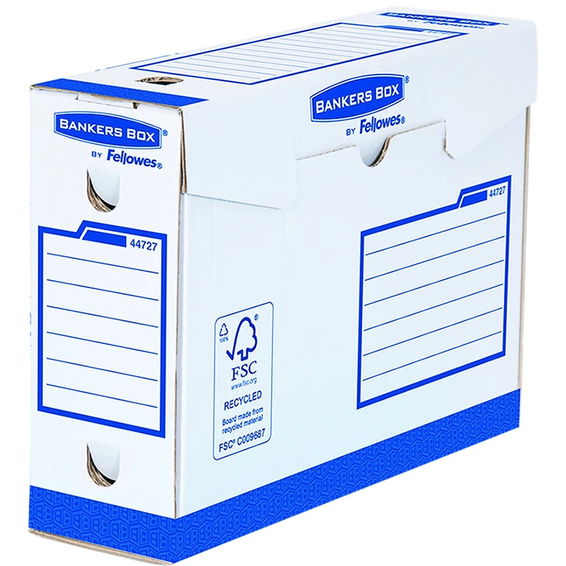 Fellowes Final File Box 100mm, Classic, Storage Box, 10cm x 10cm x 10cm