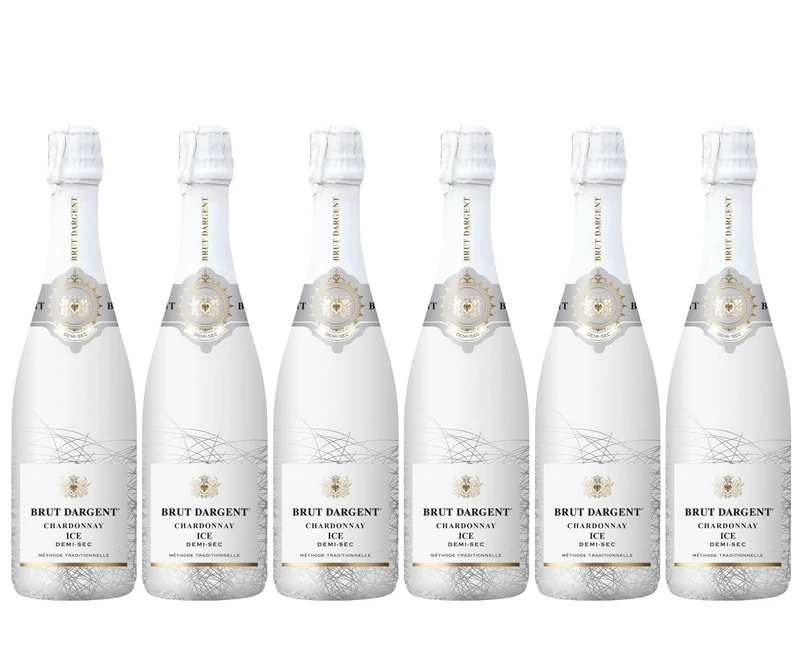 Brut Dargent - ICE Chardonnay semi-dry, Sparkling wine méthode traditionnelle (6 x 0,75L)
