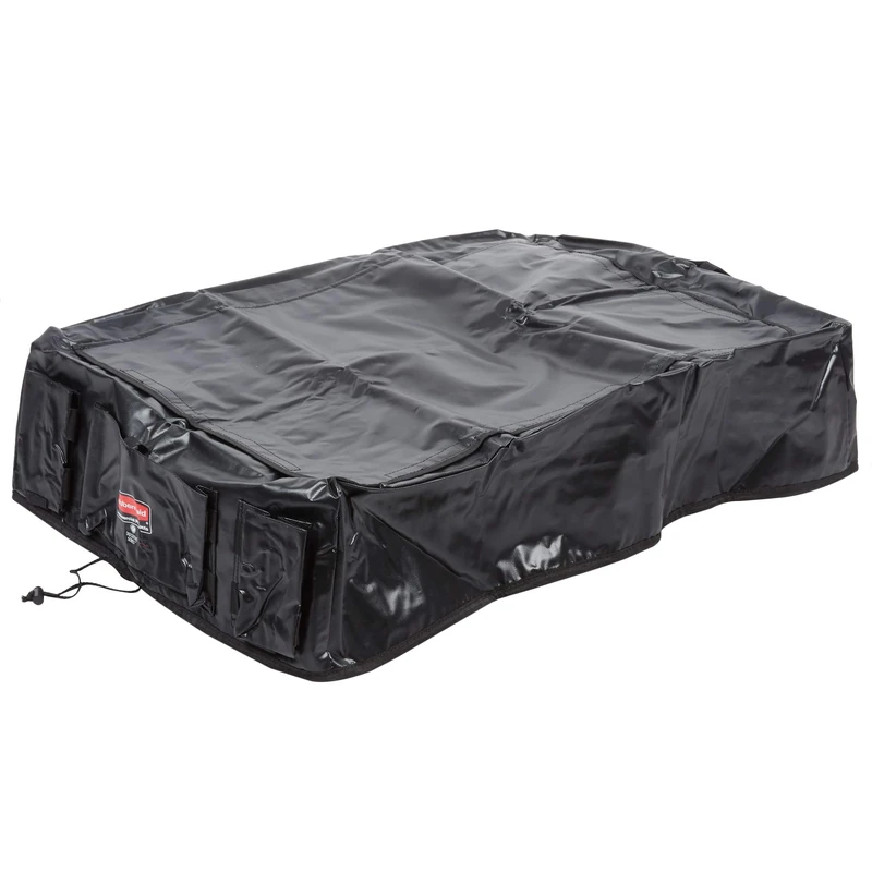 Rubbermaid Commercial Products 1889864 Collapsible XCart Cover Model, 300 Litres, Black