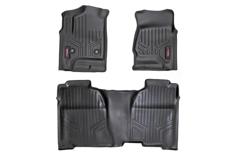 Rough Country Floor Liners for 2014-2018 Chevy/GMC Crew Cab - M-21413