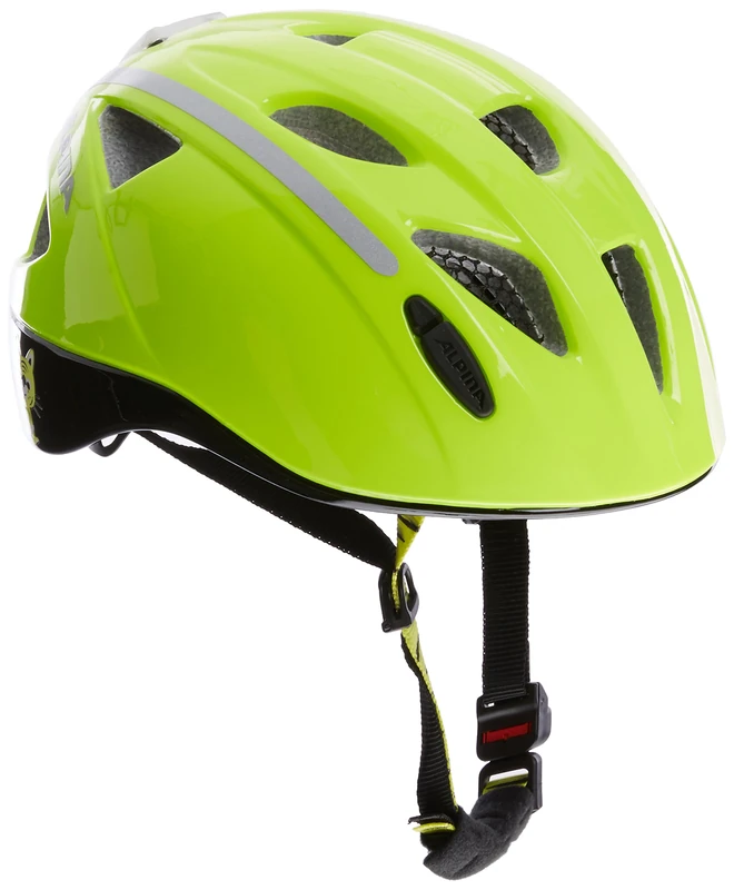 ALPINA Unisex - Children, XIMO FLASH cycling helmet, be visible reflectiv, 47-51 cm