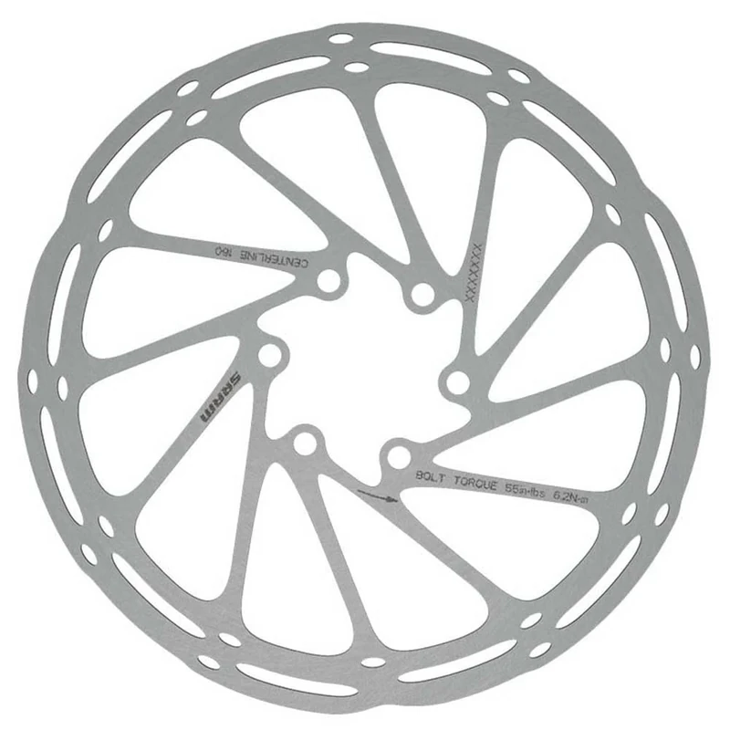 Sram Brake Disc Centre Line Unisex One Piece 00.5018.037.011 Brakes/Brake Disc 203 mm, Silver