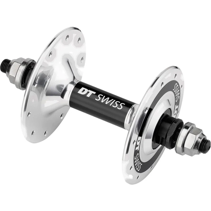 DT Swiss Track front hub, 100 mm bolt on, 20 hole silver