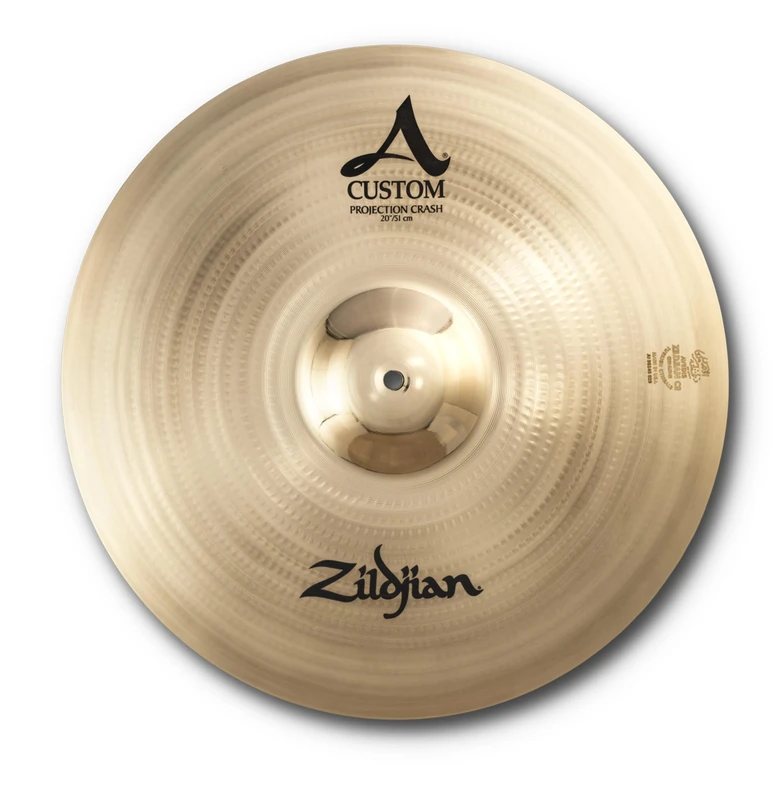 Zildjian A Custom Series - 20 Inch Projection Crash Cymbal - Brilliant finish, Natural
