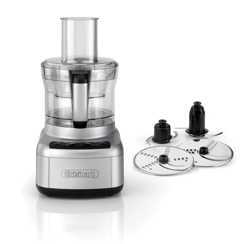 Cuisinart Easy Prep Pro Food Processor with 7 Meal Prep Functions, Multifunctional: Chop, Dice, Grate, Blend, Slice, Large and Small Work Bowls, Chopping Blade and Dicing Discs, Dishwasher Safe