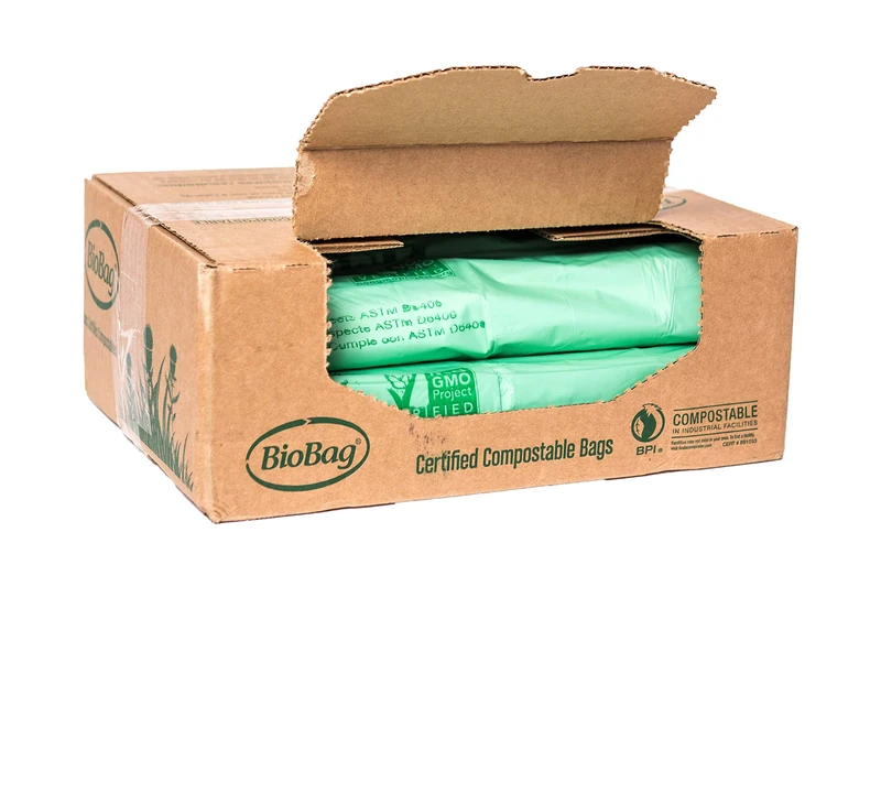 BioBag 64G4760 Compostable Trash Bag, 64 Gallon