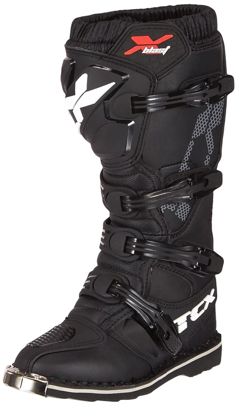TCX - Men's Motocross Boot, Enduro Boot, Off-Road Boot with Microfibre Upper and Goodyear Construction Sole, Black