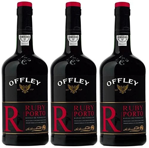 Offley Ruby Port Non Vintage Wine, 75 cl, Case of 3