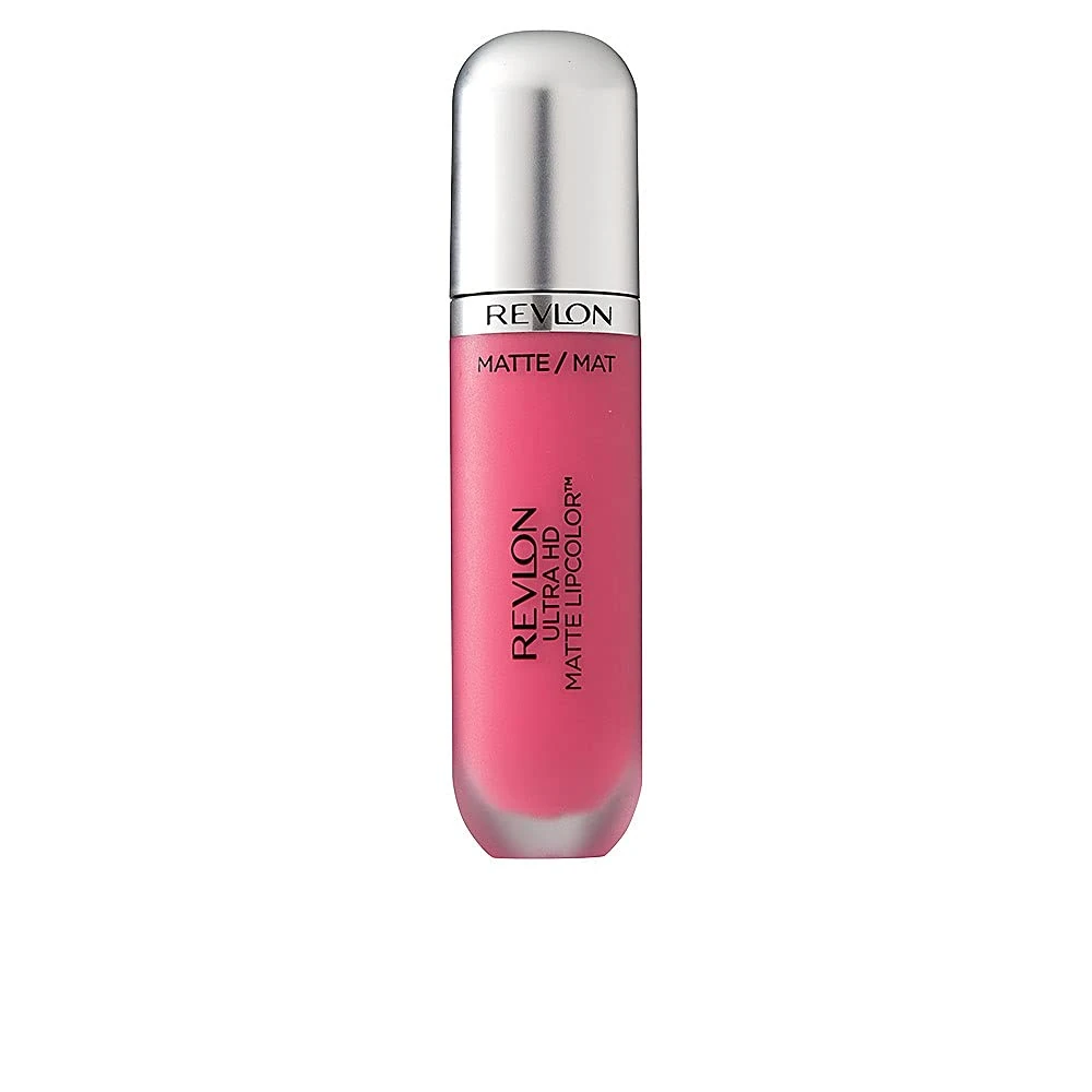 Revlon Ultra HD Matte Lipcolor, Velvety Lightweight Matte Liquid Lipstick In Pink, Devotion (600)
