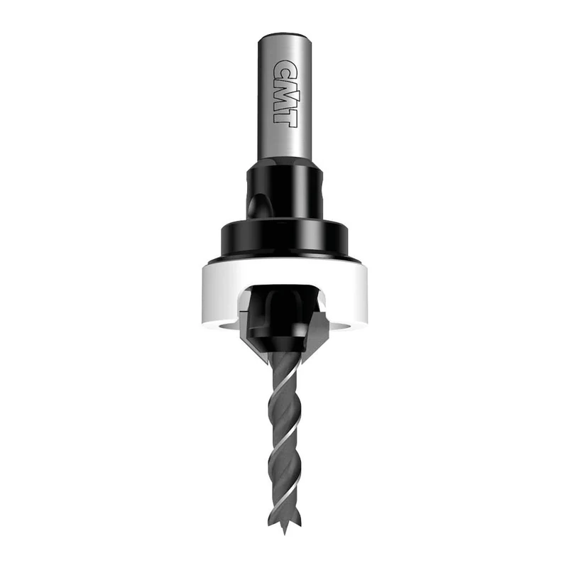 CMT - 521.412.11 - Drill Bit with 45° Countersink Set Hw Z2 S=8 D=4/12 Rh