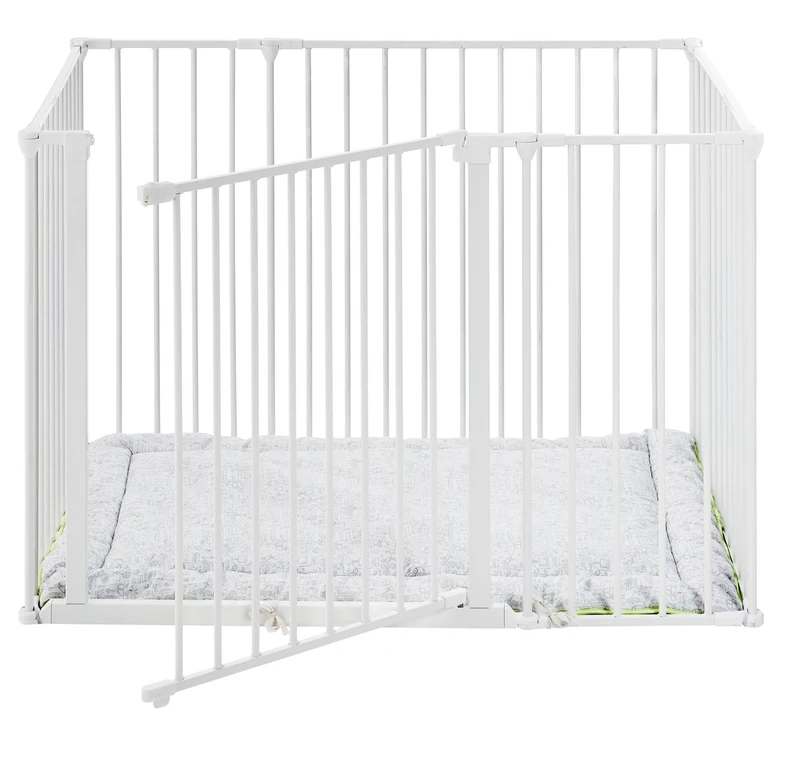 BabyDan, Safety Gate for Children, Made in Denmark Box Square Park for Children Bianco