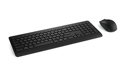 Microsoft Wireless Desktop Wireless, Rf 900 Wireless RF Wireless Keyboard – Keyboard (Standard, Black, Black, Mouse Included)