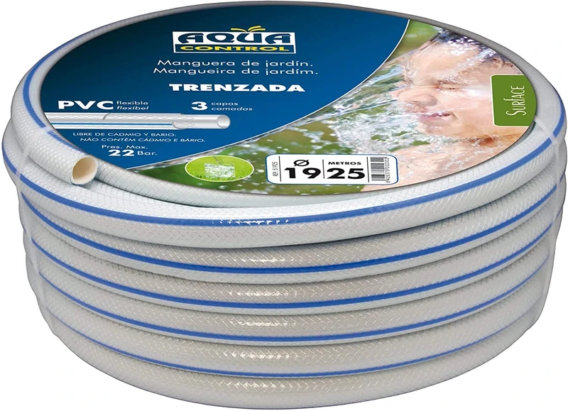 Aqua Control 51925-tubo Garden, 19 mm x 25 m, White