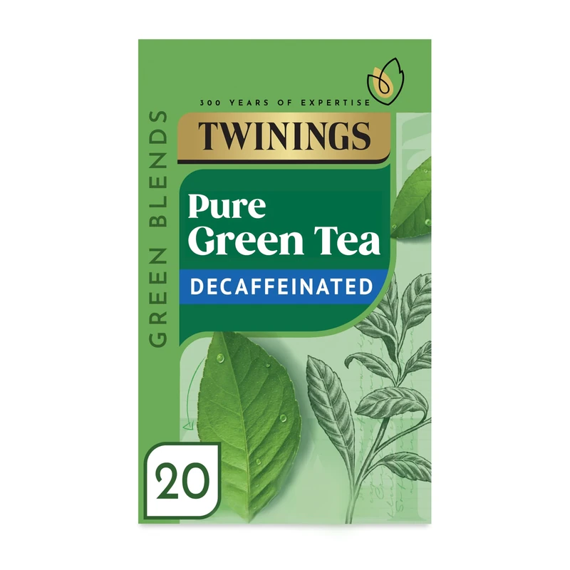 Twinings Decaf Pure Green Tea, Pack of 20