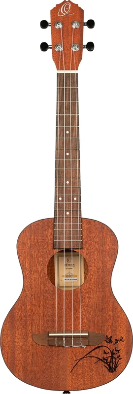 Ortega Guitars Tenor Ukulele Acoustic – Bonfire Series – Sapele, Natural (RU5MM-TE)