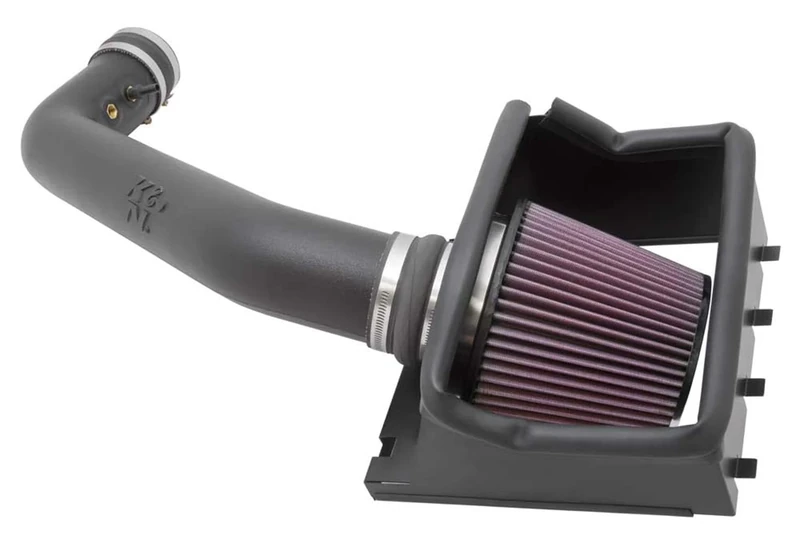 K&N Cold Air Intake Kit: High Performance, Increase Horsepower: 50-State Legal: Compatible with 2011-2012 FORD (F150, F150 Platinum)57-2584