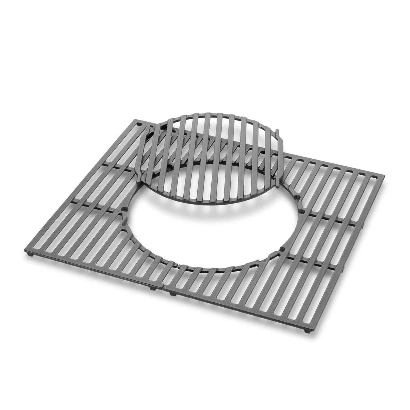 Weber Grill Grates for Spirit 200 & 300 Series (from 2025) and 200 Series (before 2025) - Made of Cast Iron, Gourmet BBQ System Cast Iron, Even Heat Distribution – Black (8846)