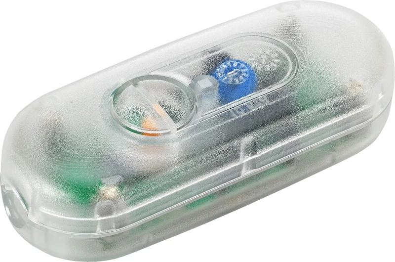 EHMANN 2900x0800 Electronic LED Cord Dimmer T29.08 Transparent, Phase Control, 230 V, 50 Hz, Power: LED 3-35 W, 5-100 W/VA