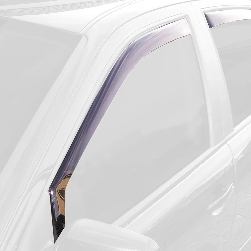 ClimAir Window Visors Dark compatible with Audi A4 B9 Sedan/Avant 2015-