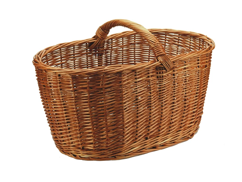 Linea Garden Friend Wicker Log Basket, Brown, 65 x 42 x 43 cm; 2 kg
