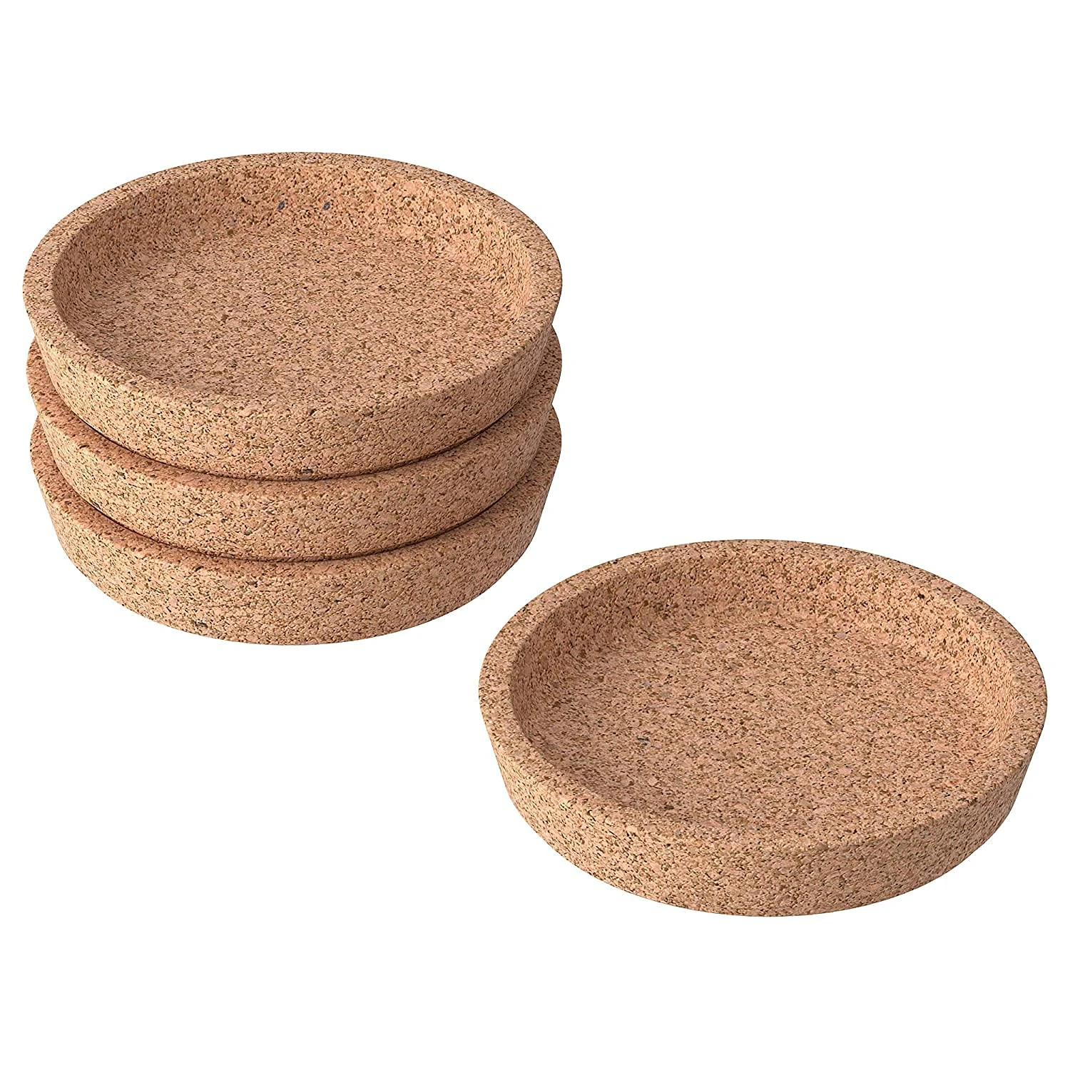 Ikea 4 Pack Of 365+ Coasters, Cork / Cup Holder - Giant Shoppy