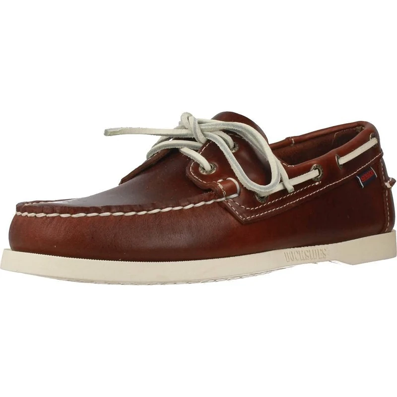 Sebago Docksides, Men Boat Shoes, Brown (Brown Oiled Waxy Lea), 7 UK (41 EU)