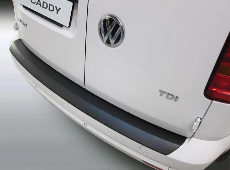 ABS Rear Bumper Protector Compatible with Volkswagen Caddy/Maxi 2015-2020 Silver