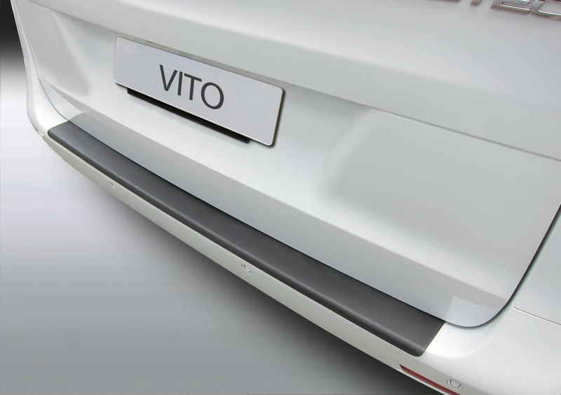 RGM ABS Rear bumper protector compatible with Mercedes Vito/V-Class/Viano 5/2014-2/2019 Silver