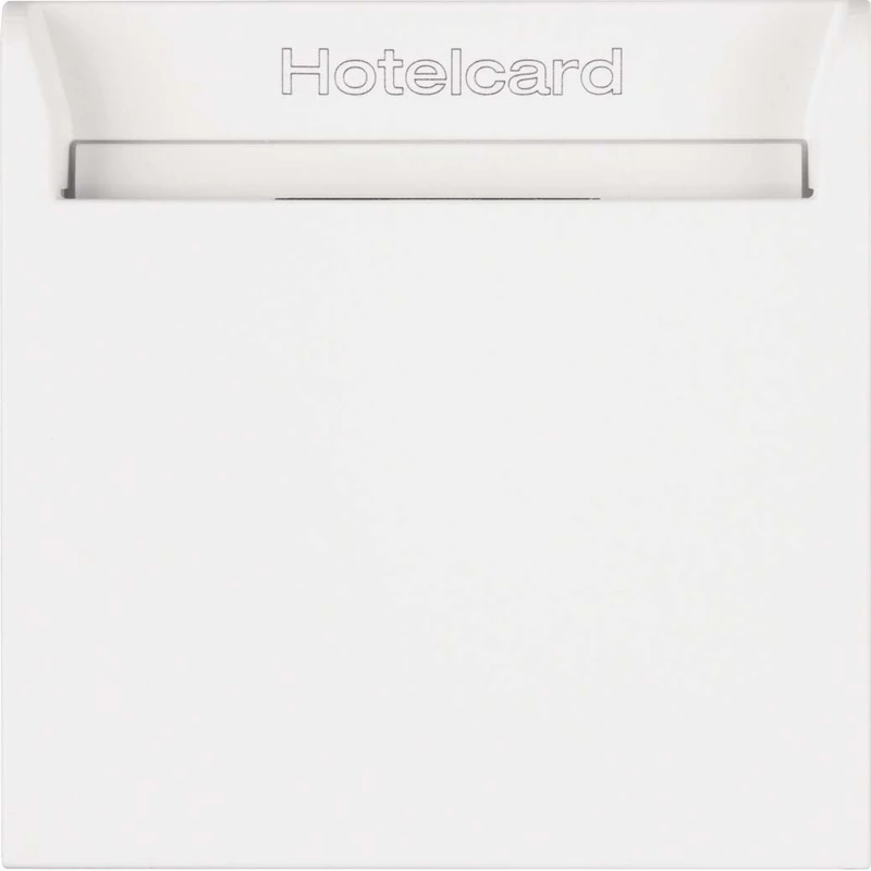 Hager – Holder Hotel Electronico Without B Polar White Matte - Image 1