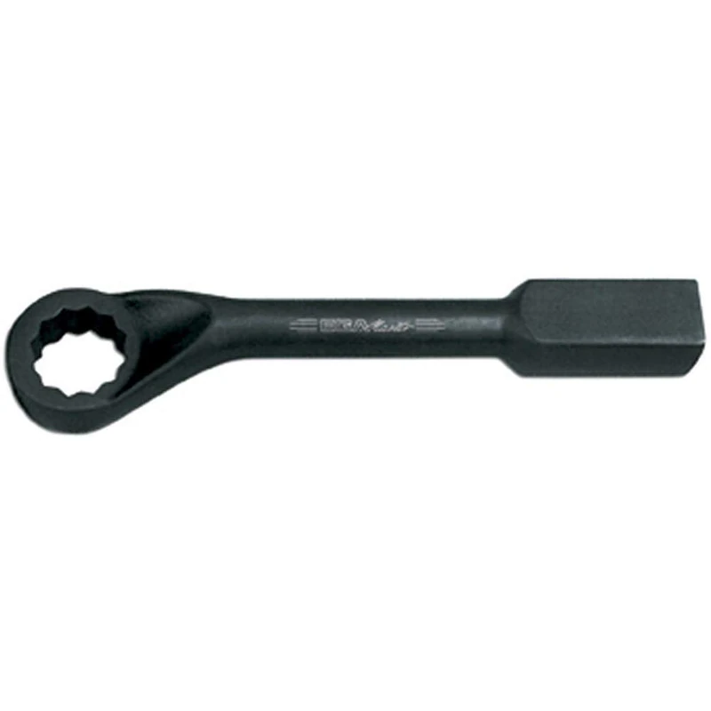 Ega Master 55090 - Offset Slogging Ring Wrench 5" Phosphated (12 Edges)