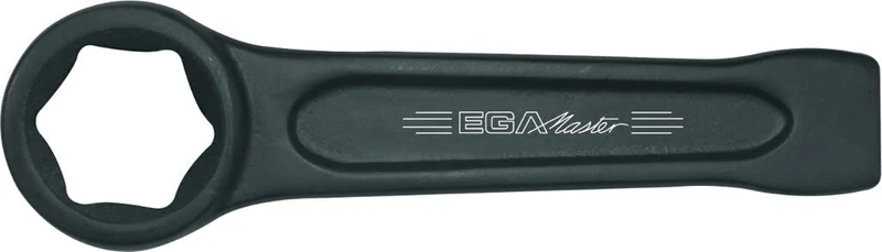 Ega Master 68675 - Slogging Ring Wrench 4.13/16" Din-7444 Phosphated (6 Edges)