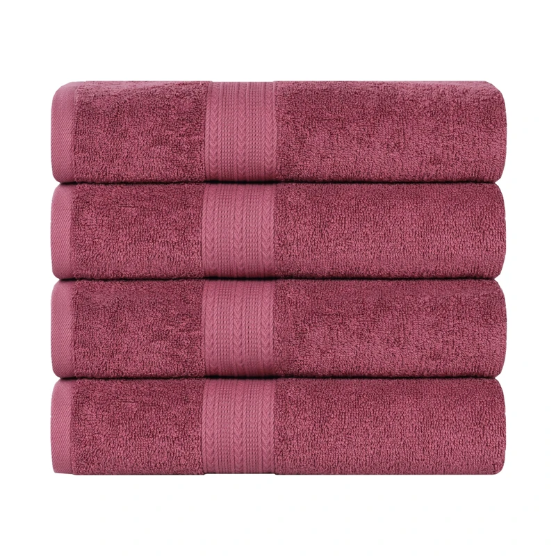Home City , Towel Set, Rosewood - Towel