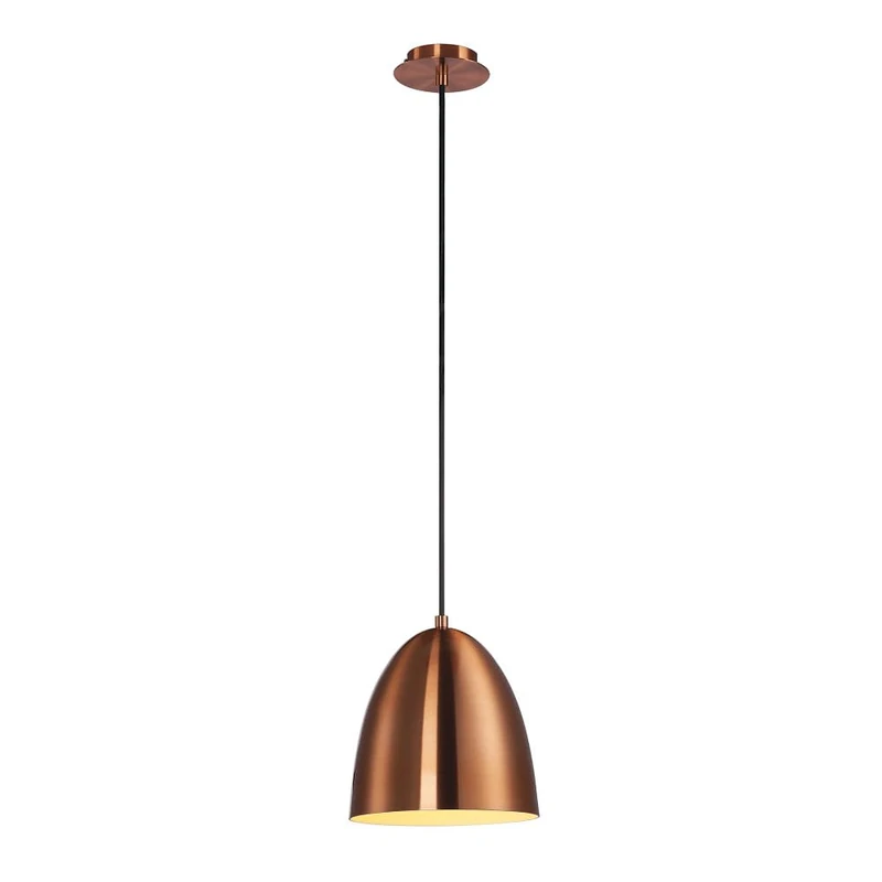 SLV Pendant Light para Cone 20 / Living-Room lamp, Indoor Lighting, Dining Room Drop Light, LED, Ceiling Light / E27 60W Copper - Image 1