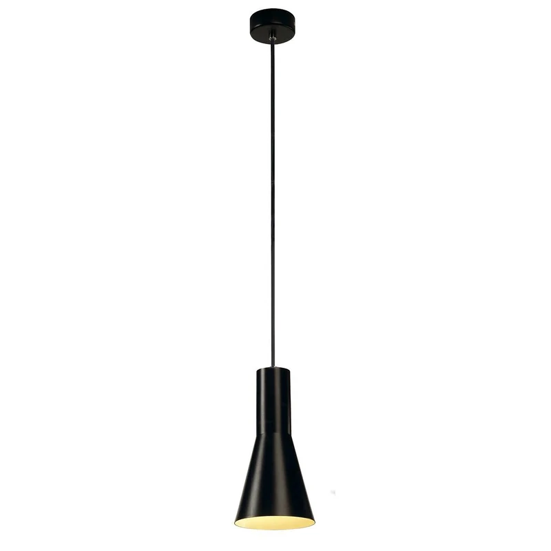 SLV Pendant Light Phelia/Living-Room lamp, Indoor Lighting, Dining-Room Drop Light, LED, Ceiling Light / E27 23W Black