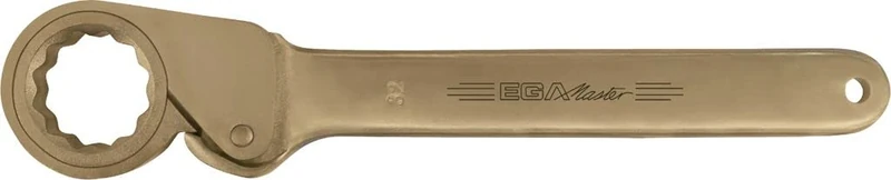 Ega Master 70904 - Ratchet Spanner 3/8" (Non Sparking) Cu-Be.