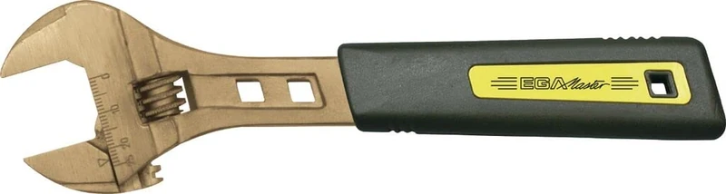 Ega Master 75098 - Adjustable Wrench 6" Non Sparking Comfort Al-Bron