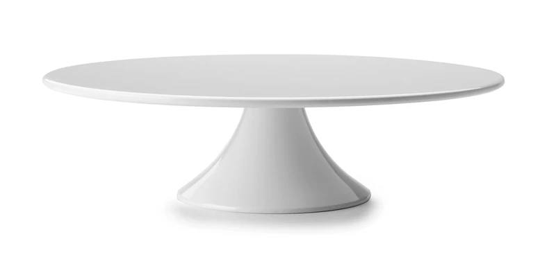 Lacor 63586 Melamine Cake Stand, 33 x 30 x 9 cm, White