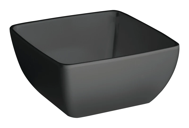 Lacor 63582 Salad Melamine Classic Bowl, 25 x 25 x 12 cm, Black