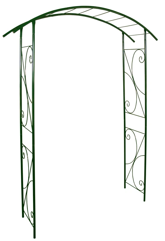 Louis Moulin 3414 Metal Garden Arch Bridge 148 x 207 cm Fir Green