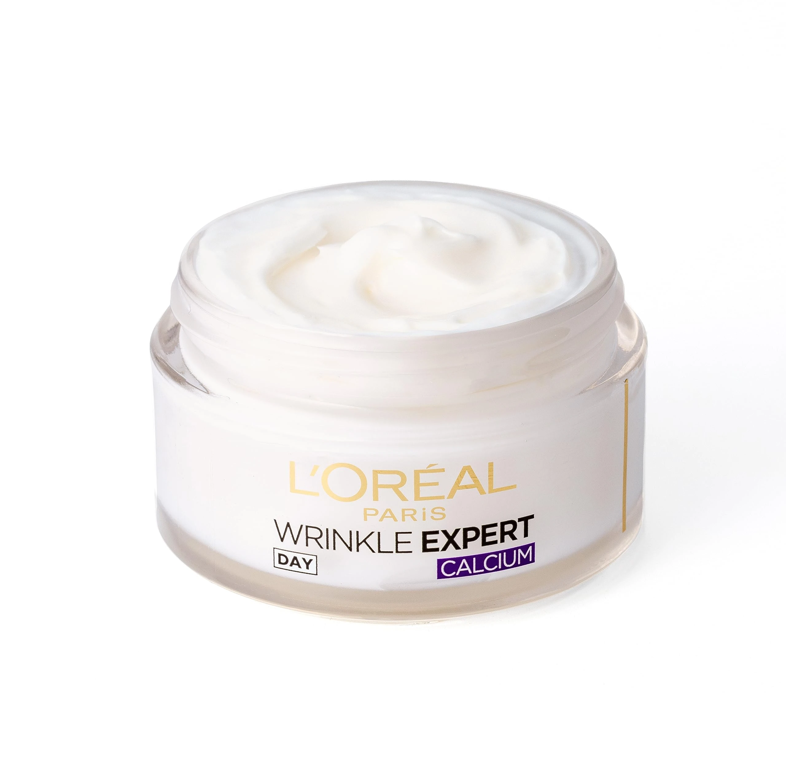 L’Oréal Paris Wrinkle Expert Anti-Wrinkle 55+ Day Cream, Moisturiser Specifically Designed to Reduce Wrinkle Appearance, Firms Skin & Redefines Facial Contours, formulated with Calcium, 50ml